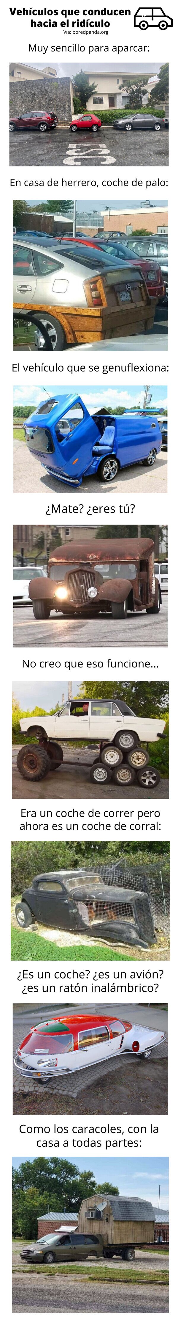 Meme_otros - Vehículos que conducen hacia el ridículo