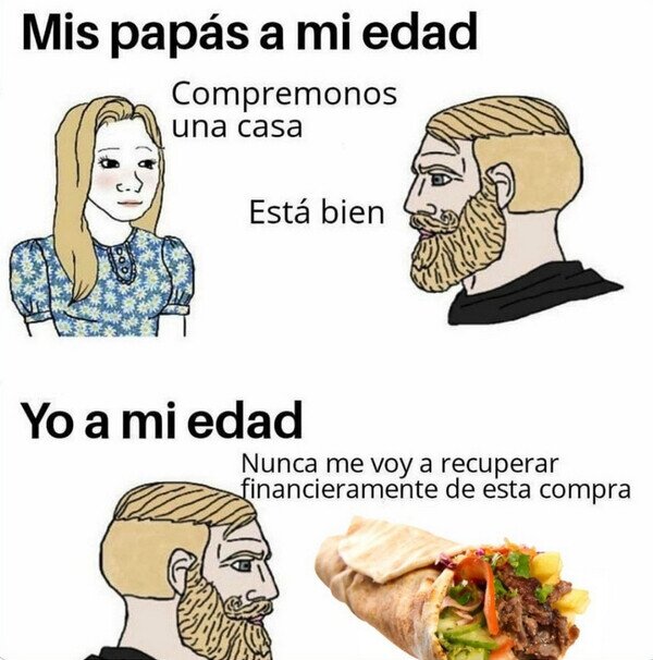 Meme_otros - Salir a cenar ya es un capricho