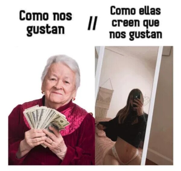 Meme_otros - Como nos gustan las chicas