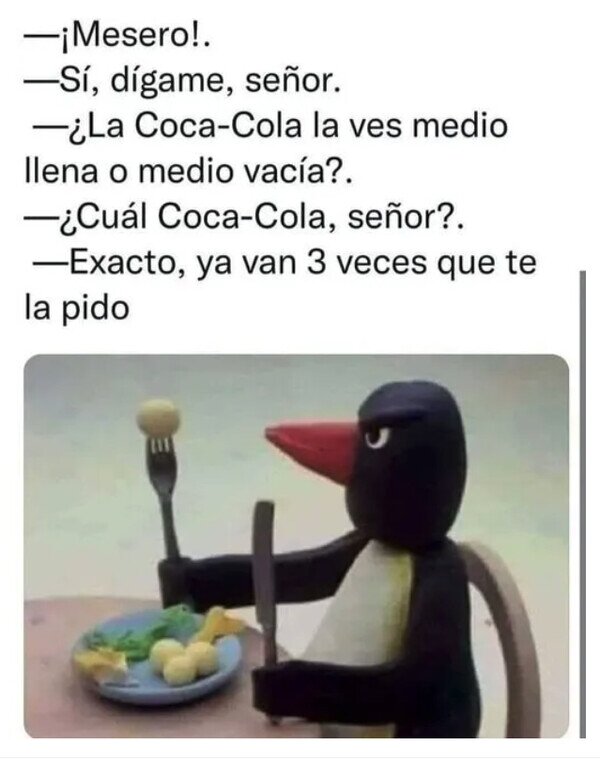 Meme_otros - Cuando el camarero me tiene harto