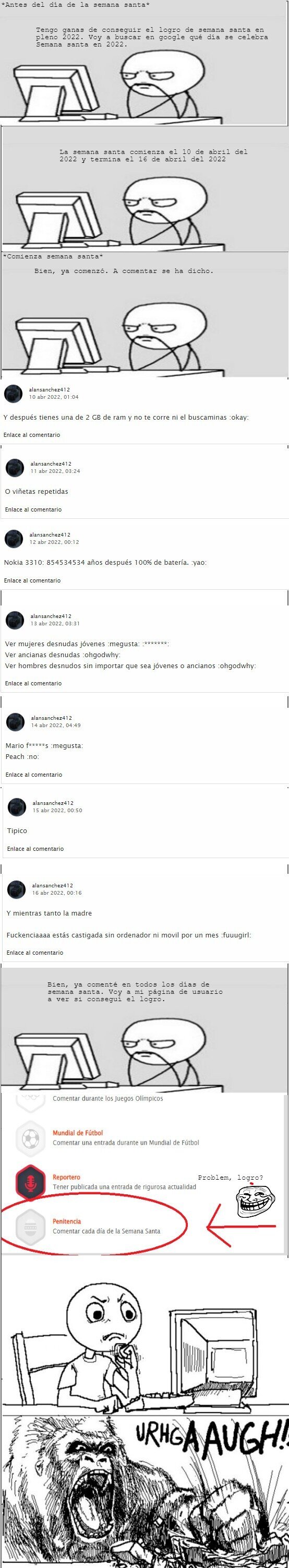 Otros - ¿Como puedo conseguir el logro de semana santa en CC en pleno 2022?