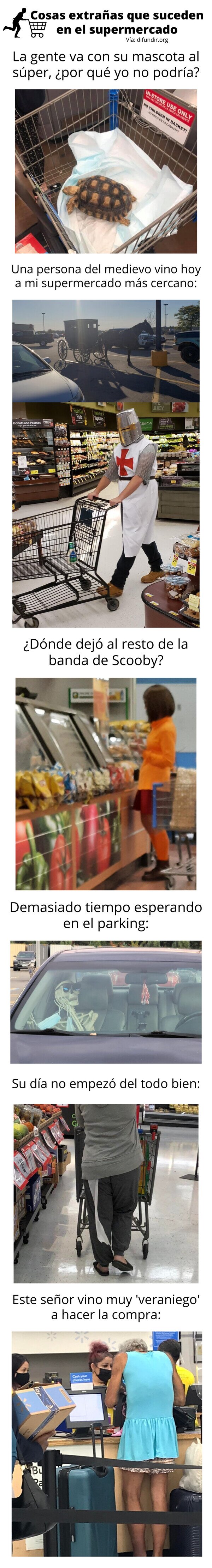 Meme_otros - Cosas extrañas que suceden en el supermercado