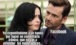 Enlace a Pilla antes el sarcasmo un chimpancé que los moderadores de Facebook...