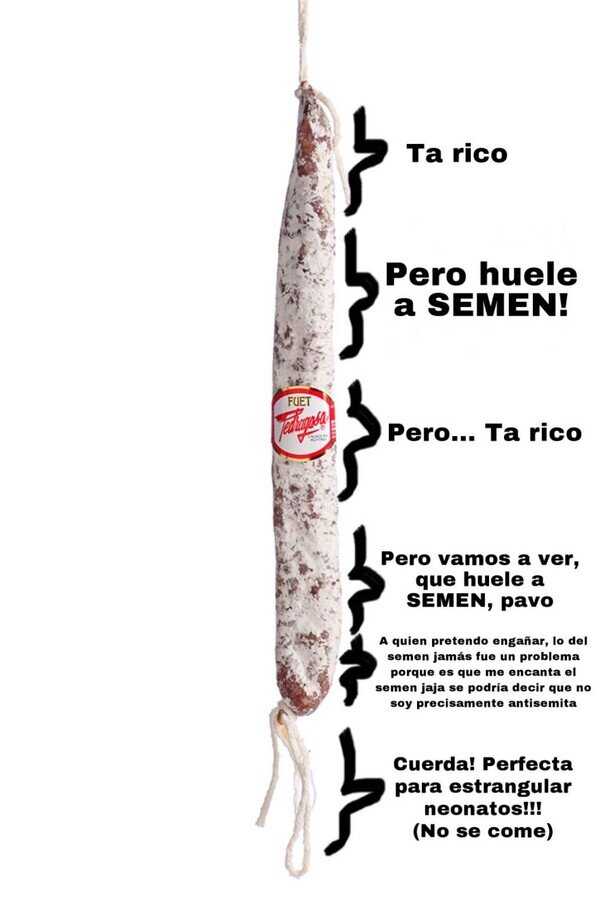 Meme_otros - Etapas de comerse un fuet