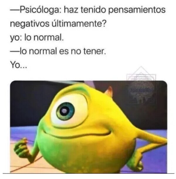 Meme_otros - Yo en el psicólogo