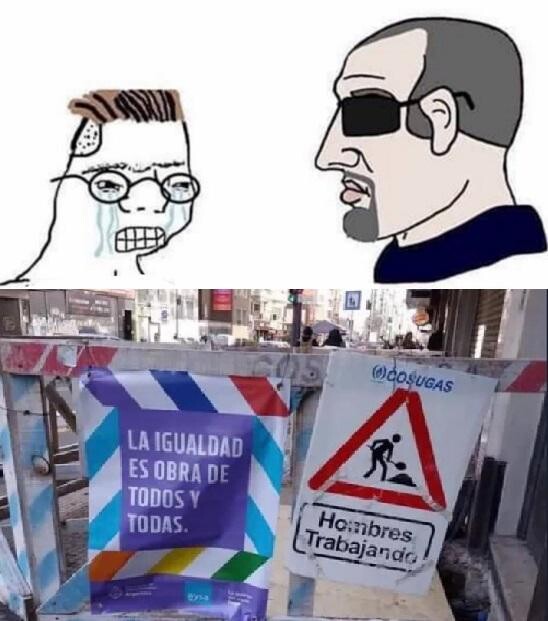 Meme_otros - Carteles confrontados