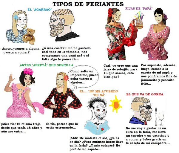 Meme_otros - Tipos de feriantes (algunos de ellos)...