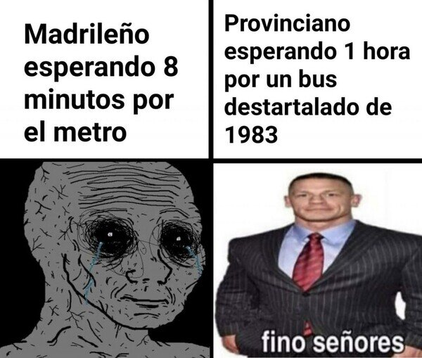 Meme_otros - El transporte público no es lo mismo todos lados