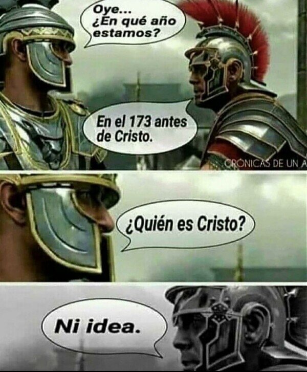 Meme_otros - ¿Cómo sabían qué año era?