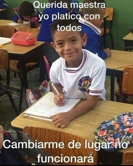Meme_otros - Hay alguien así en todas las clases