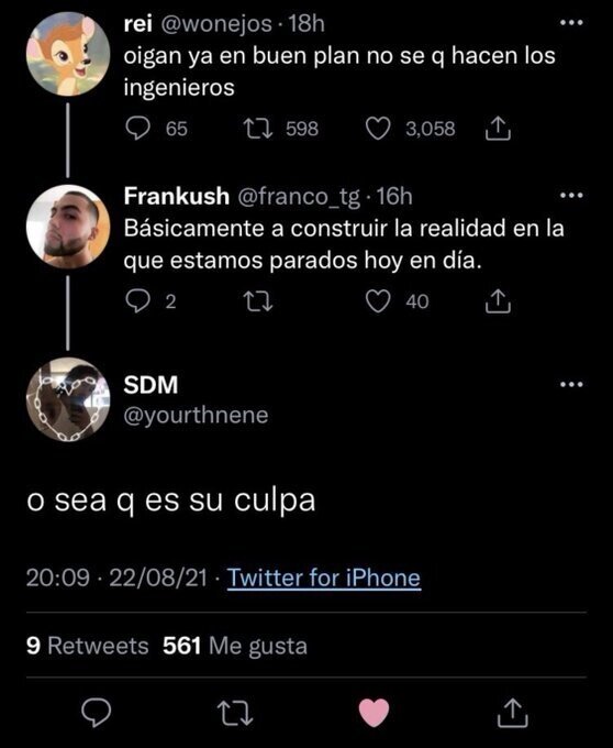 Otros - Culpa de los ingenieros