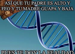 Enlace a ¿Tu padre es alto y feo y tu madre guapa y baja?