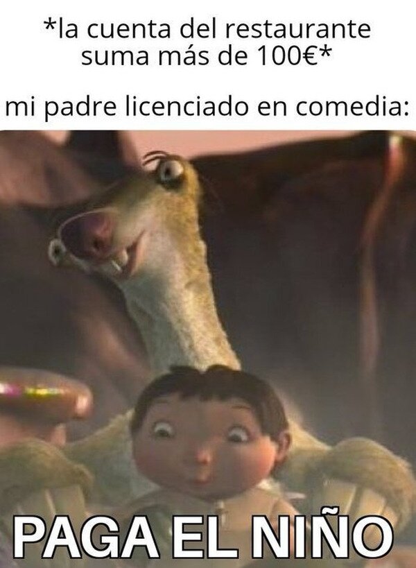Meme_otros - El mismo chiste en todas las comidas