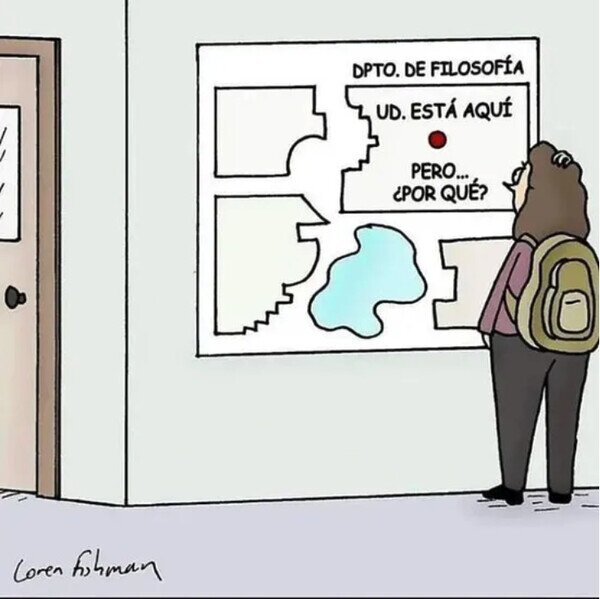 Meme_otros - Mientras tanto, en el departamento de filosofía