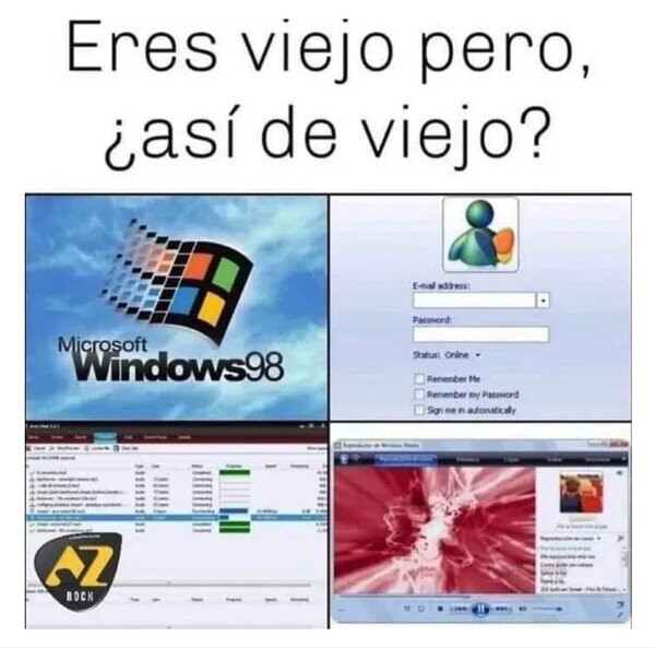 Meme_otros - ¿Eres así de viejo?