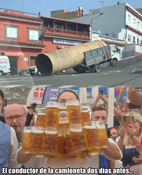 Meme_otros - Ya sabemos quien conducía la camioneta...