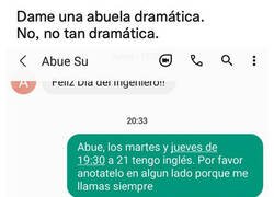Enlace a La abuela más dramática que verás