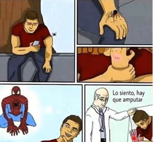 Spiderman60s - Menos mal que no ha picado en otro sitio