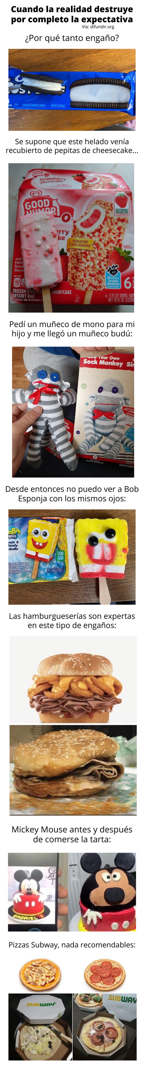 Meme_otros - Cuando la realidad destruye por completo la expectativa