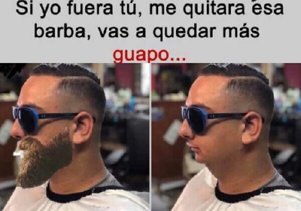 barba,guapo,feo,quitar,cara