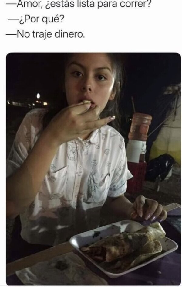 simpa,pagar,dinero,correr,cena,chica