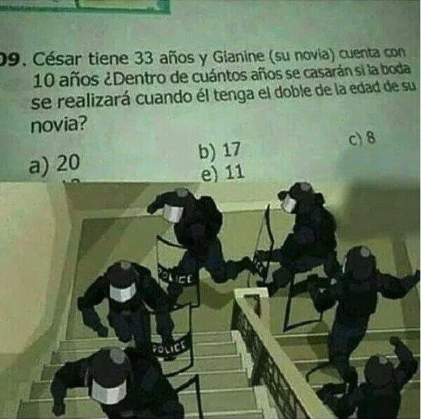 Otros - Se están cometiendo varios delitos en este problema matemático