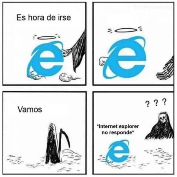 Otros - Internet Explorer ha muerto, pero él aún no lo sabe