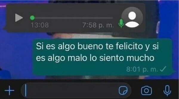 Otros - No escucho audios que superen los dos minutos
