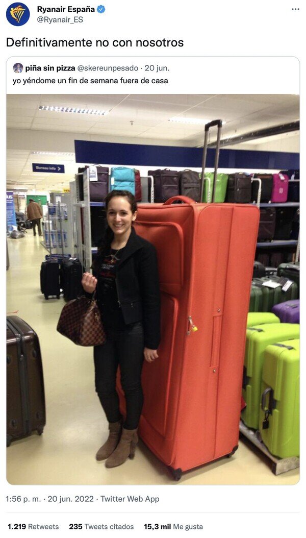 Otros - Ryanair lo deja claro