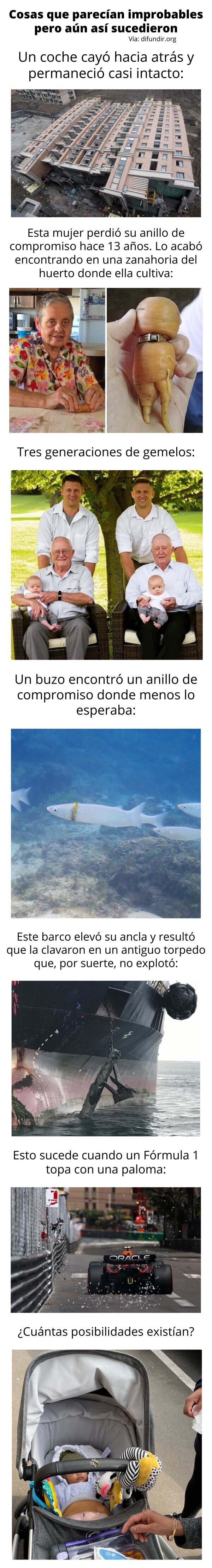 Meme_otros - Cosas que parecían improbables pero aún así sucedieron