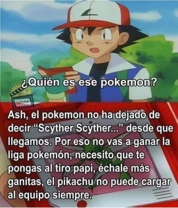 Meme_otros - Lo que la Pokédex debería decirle
