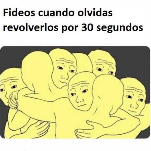 revolver,fideos,pegar