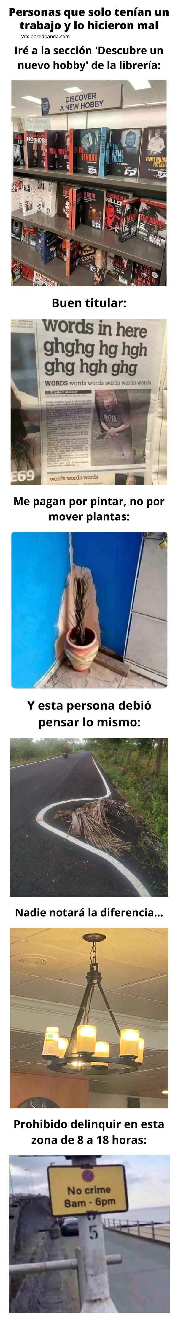 Meme_otros - Personas que solo tenían un trabajo y lo hicieron mal