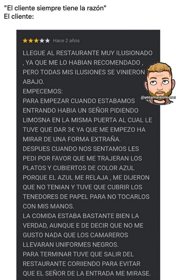 Meme_otros - Hay clientes y clientes