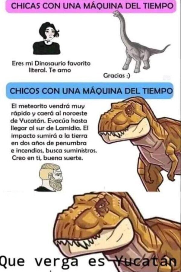 Meme_otros - Visitando a los dinosaurios