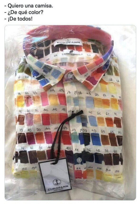 Meme_otros - Camisa de pantones