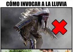 Enlace a Truco para que llueva con total seguridad