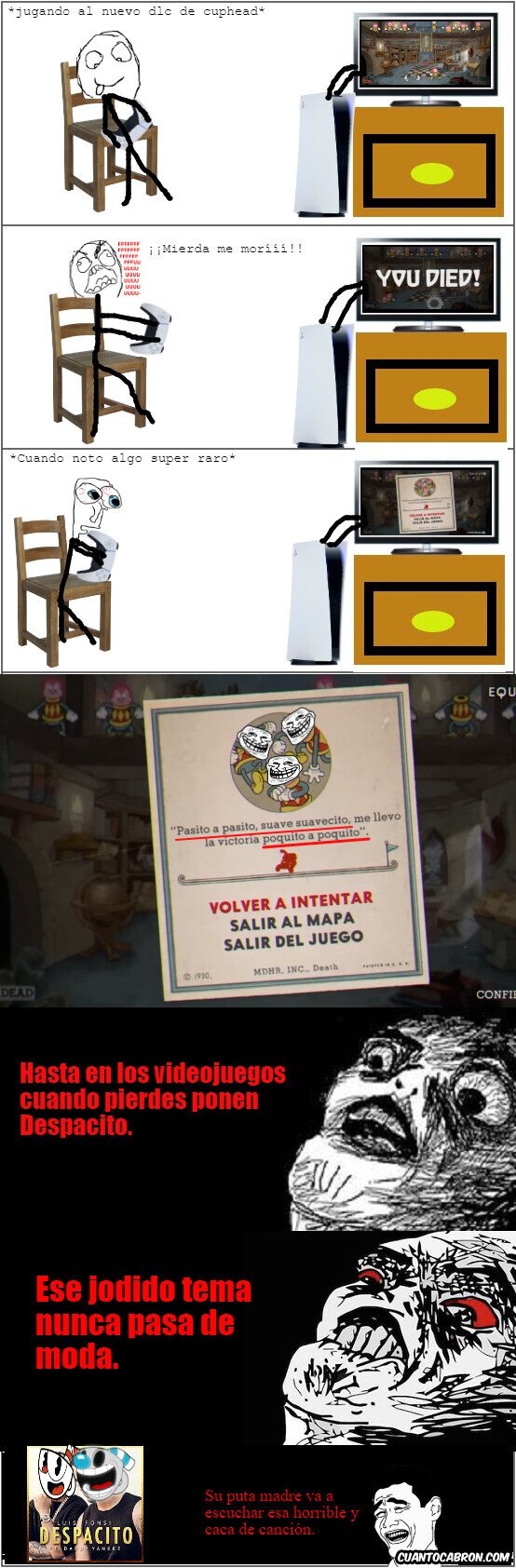 Inglip - Referencia a Despacito en Cuphead