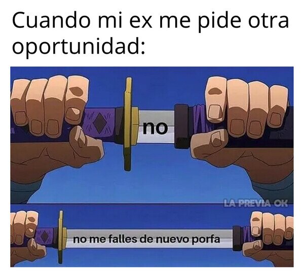 Otros - No puedo decirle otra cosa