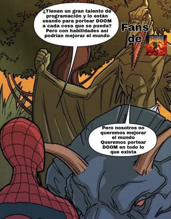 Meme_otros - Programadores fans de Doom