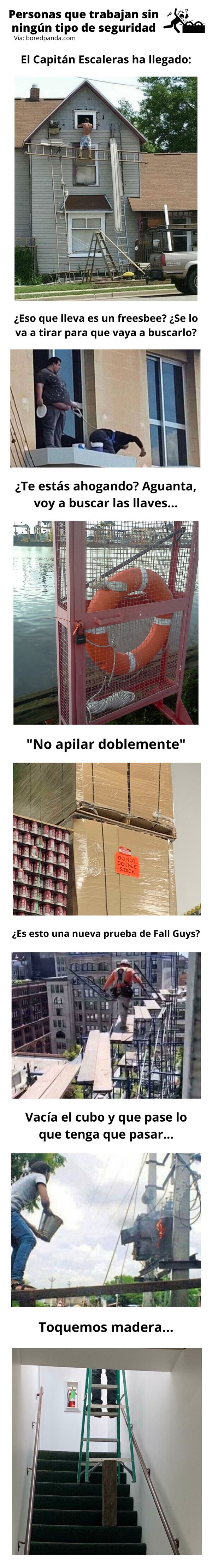 Meme_otros - Personas que trabajan sin ningún tipo de seguridad