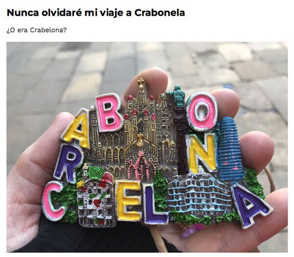 Otros - ¿Les costaba mucho escribirlo en orden?