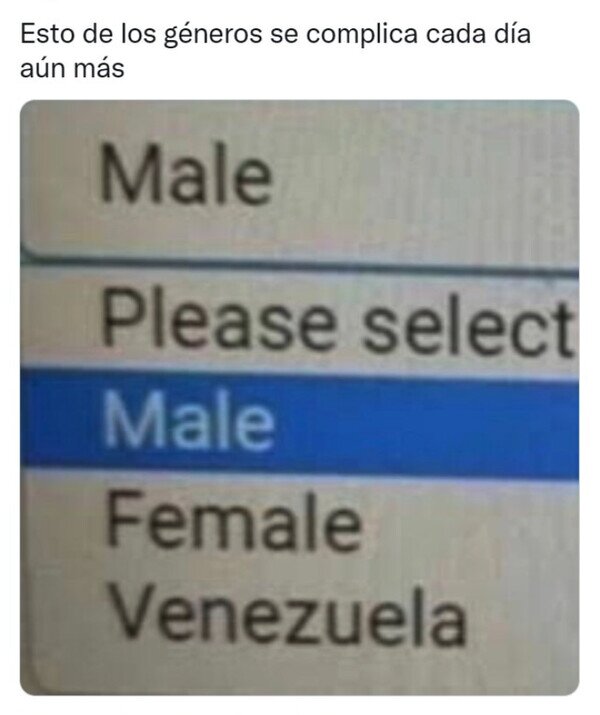 Meme_otros - ¿Cuántos géneros existen?