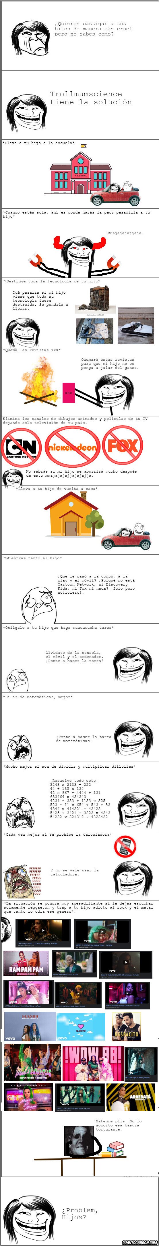 Trollface - Madres torturando hijos de formas crueles