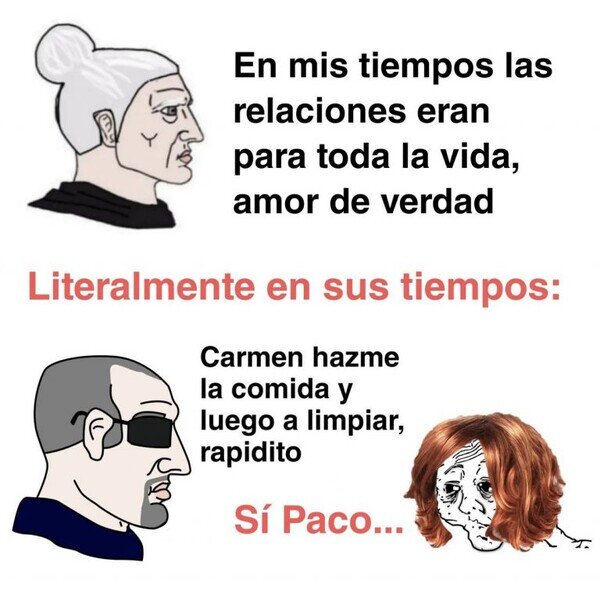 Meme_otros - Las relaciones de antes