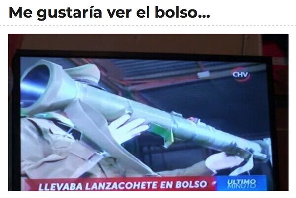 Otros - ¿Qué bolso oculta eso?