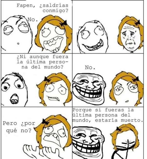 Trollface - La última persona del mundo