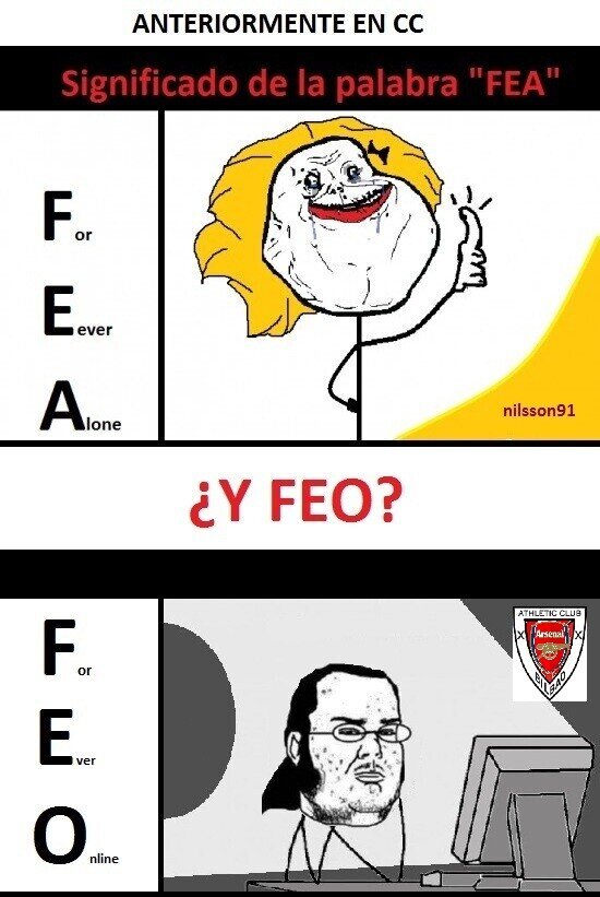 Friki - Desambiguación de FEO / FEA