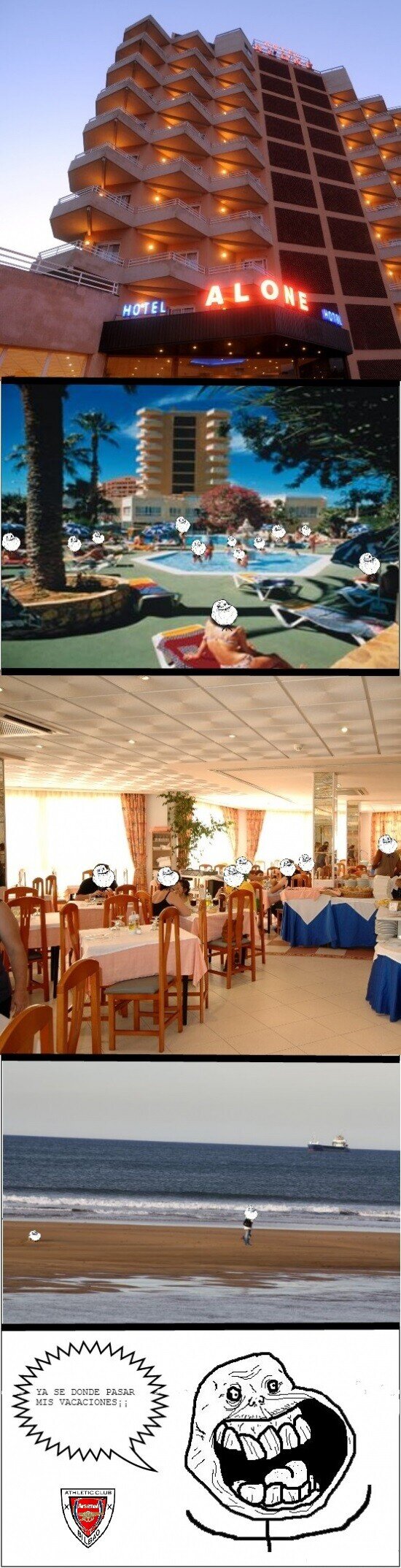Hotel,Forever Alone,margi,marginado,solo,solitario