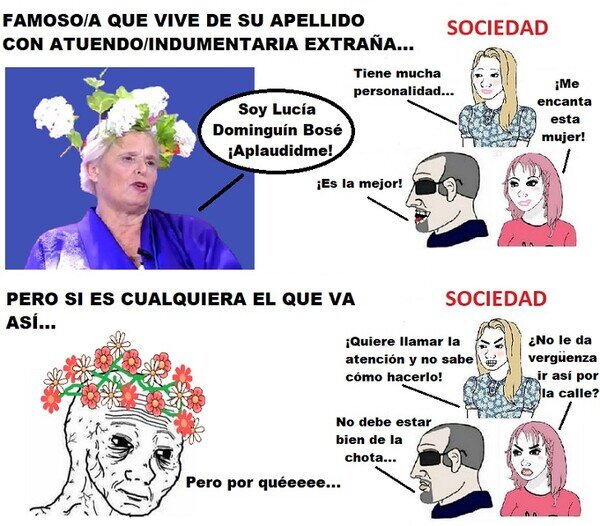 Otros - Si eres famoso puedes llevar lo que quieras y no pasa nada pero si no lo eres, ya cambia todo...